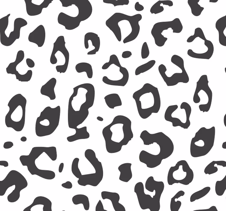 Svart leopard djur tapet - Tenstickers