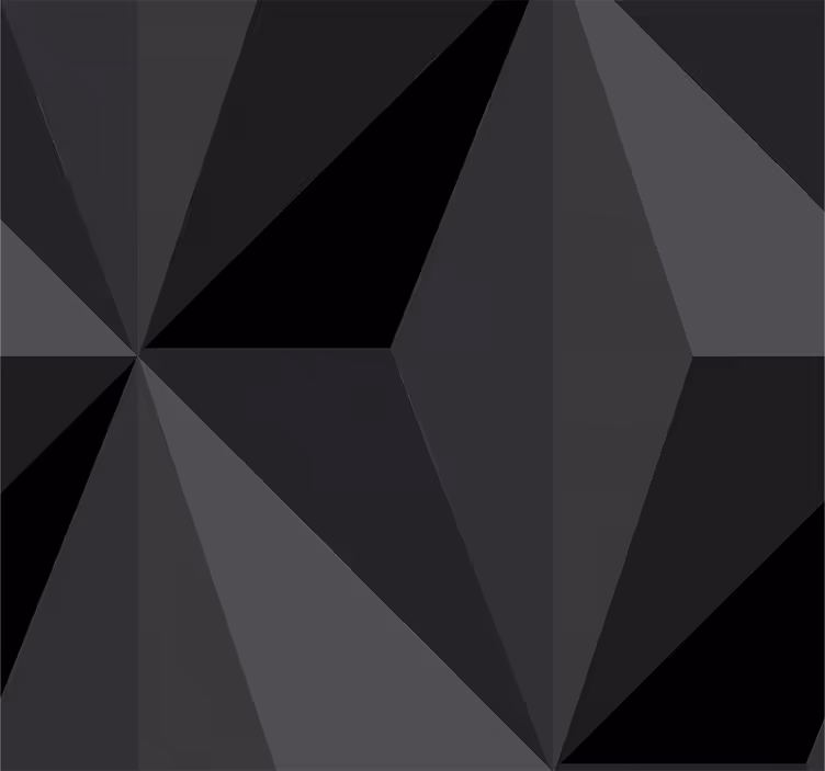 Geometriska trianglar 3d triangel tapet - Tenstickers
