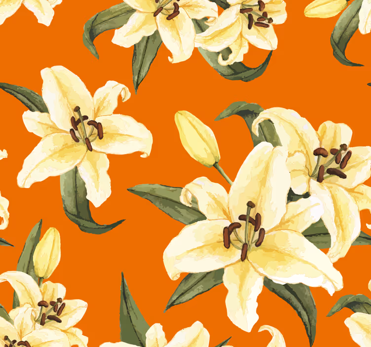 Blomma flätor natur tapeter - Tenstickers