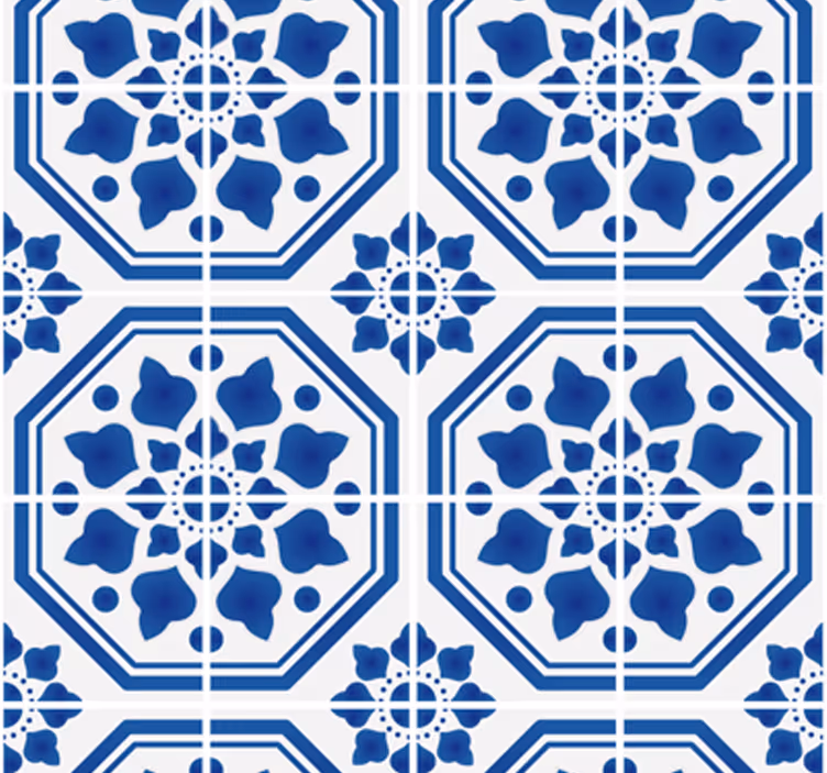 Safir klassiker prydnads tapeter - Tenstickers