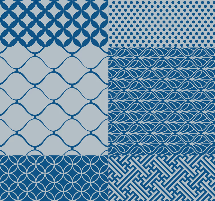 Orientaliska mosaik prydnads tapeter - Tenstickers