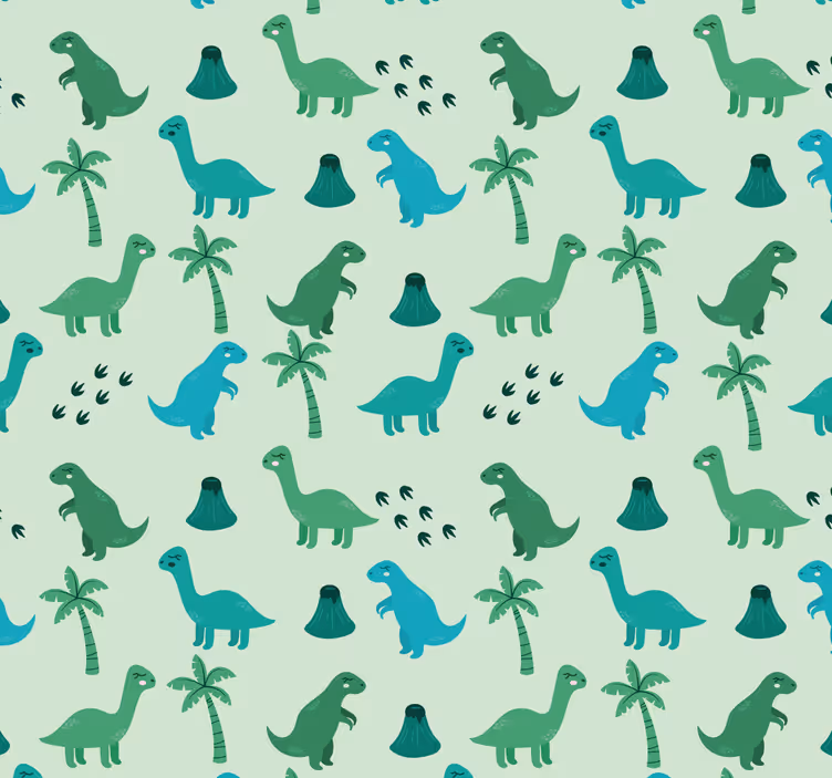 Dinosauriemotiv dinosaurie tapet - Tenstickers