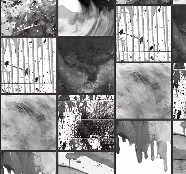 Urban akvarell konst abstrakt tapet - Tenstickers