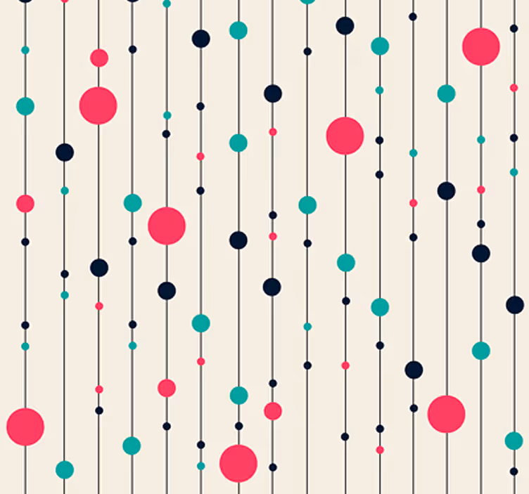 Kul polka dot tapet för dig! - Tenstickers