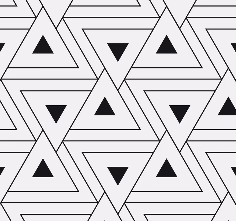 Skev trianglar triangel tapet - Tenstickers