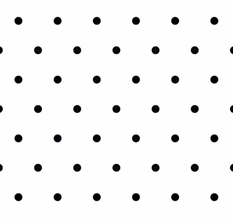 Prickar på vit bakgrund fläckig tapet - Tenstickers
