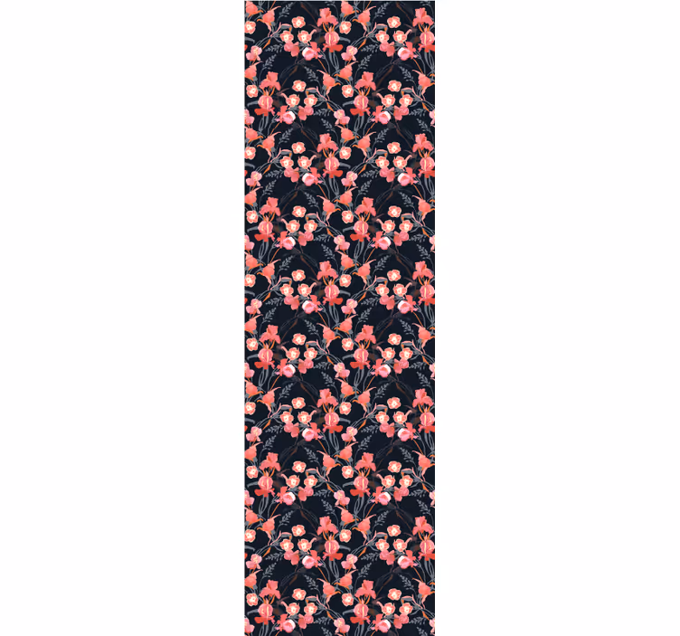Blommig ensemble Tapet blommor - Tenstickers