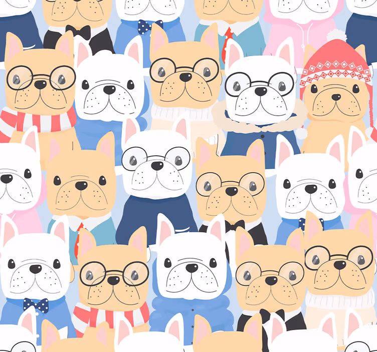 Söta valpar djur tapeter - Tenstickers
