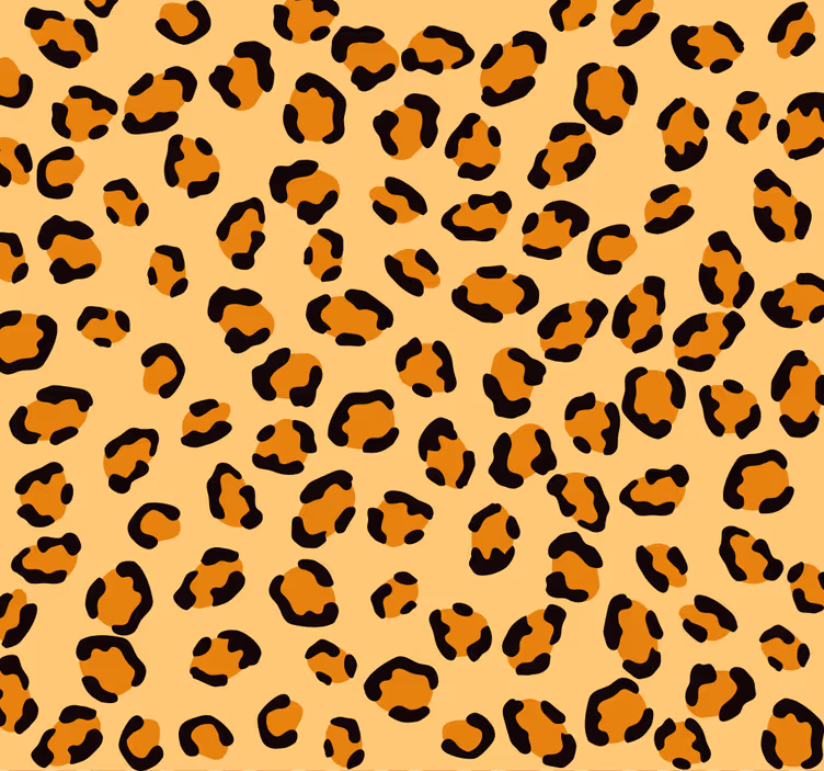 Leopardtryck djur tapeter - Tenstickers