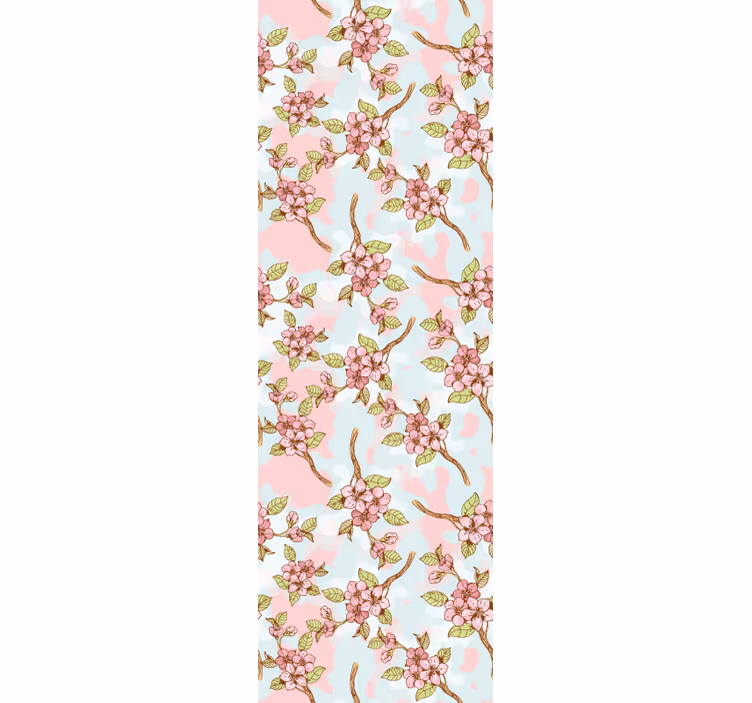 Blommande grenar Tapet blommor - Tenstickers
