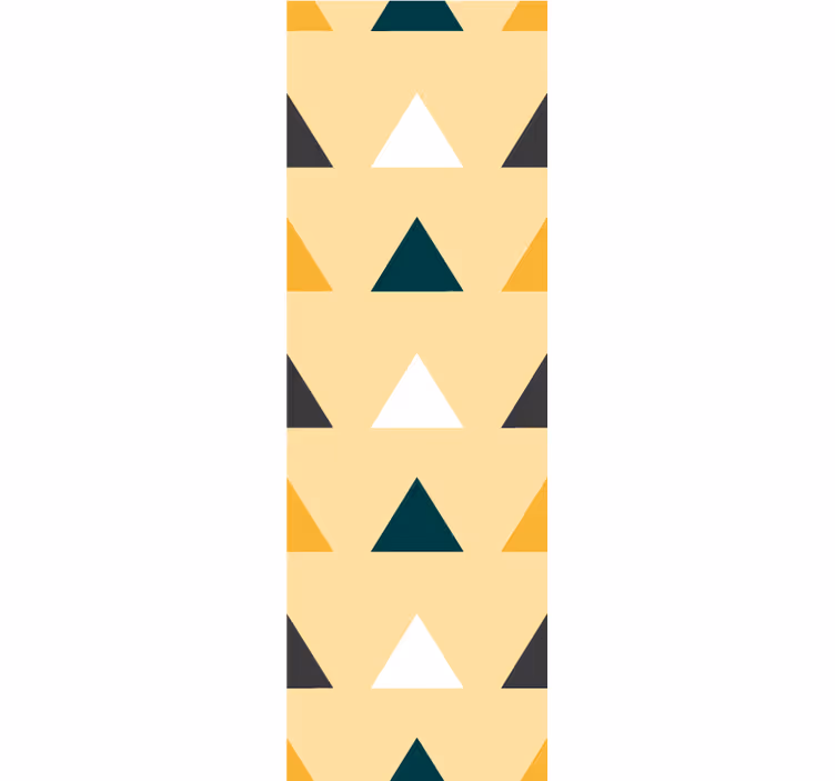Färgade trianglar geometrisk triangel tapet - Tenstickers
