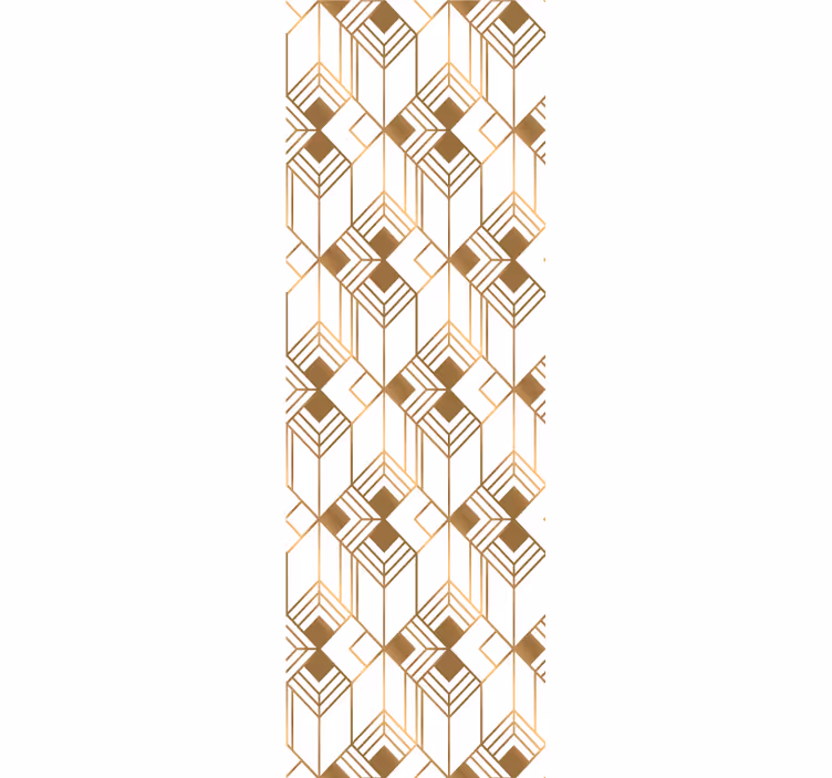 Kubistisk symmetri tapet geometriska former - Tenstickers