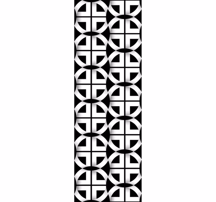 Geometriskt cirkelnät tapet geometriska former - Tenstickers