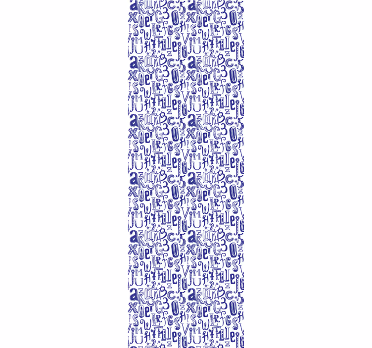 Alfabetet motiv brev tapet - Tenstickers