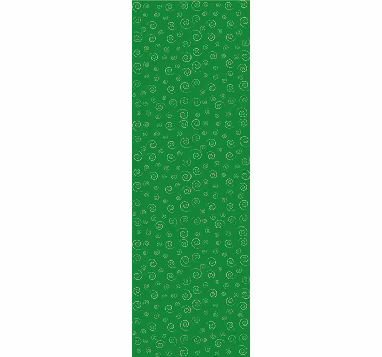 Gröna blommor och spiraler bröllop tapeter - Tenstickers