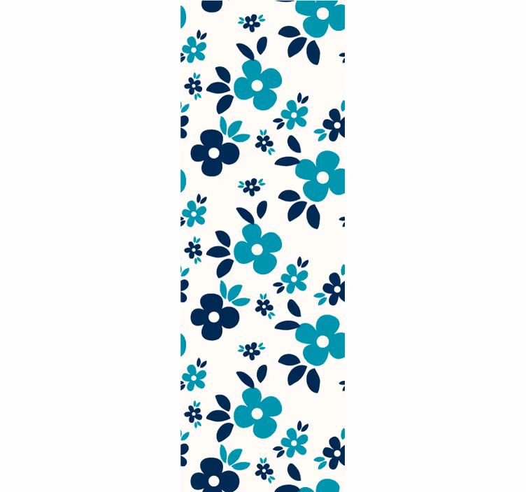 Blommig plantskola design Bebis tapet - Tenstickers