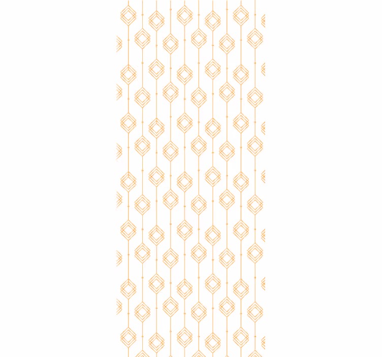 Guld geometrisk form tapet - Tenstickers