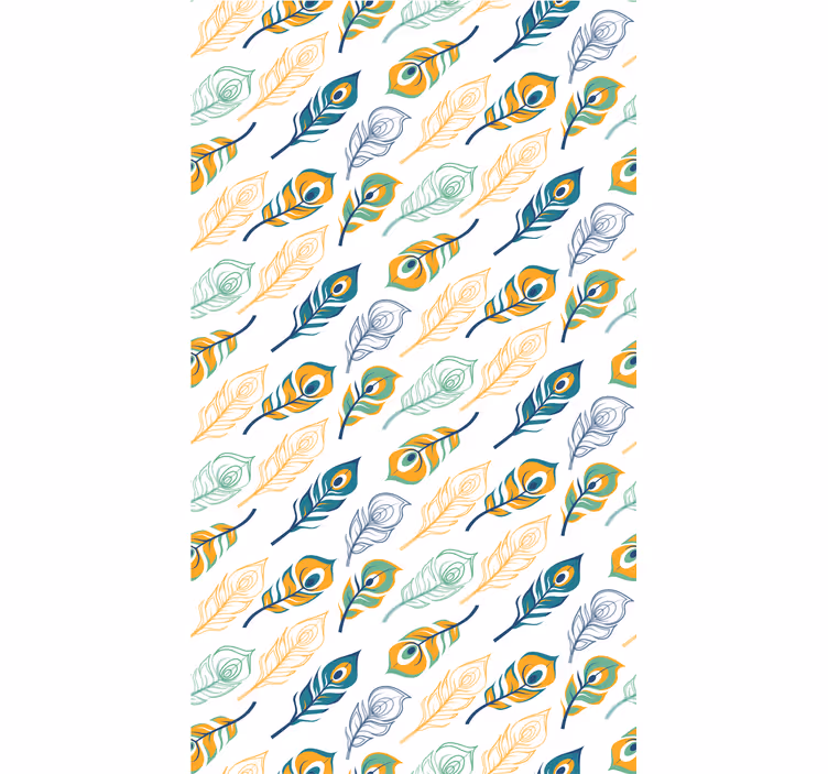 Befjädrad elegans Tapet konst - Tenstickers