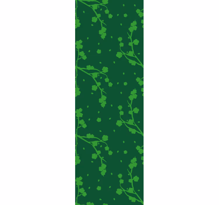 Botanisk grönska Tapet blad - Tenstickers