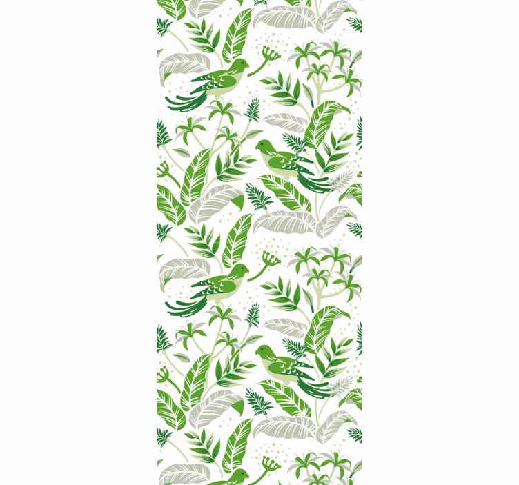 Botaniskt motiv Tapet blad - Tenstickers