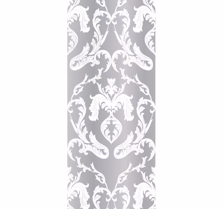 Silver mönster design konst tapeter - Tenstickers