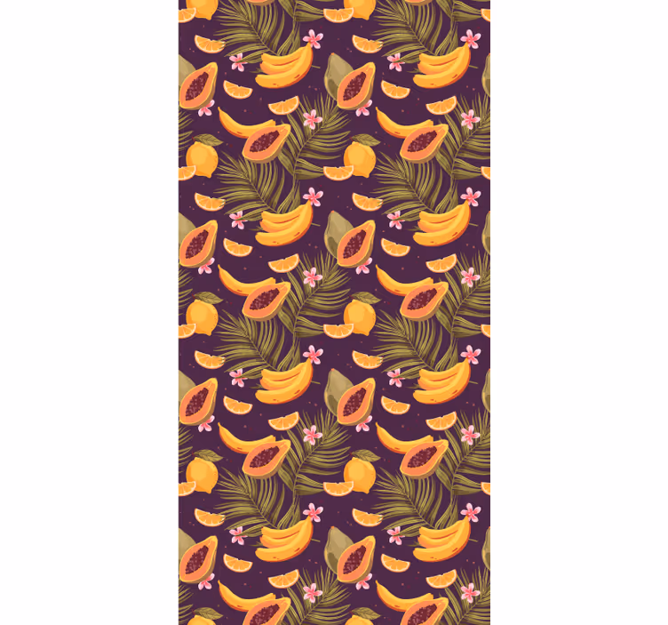 Djungel med frukt 3 tapeter - Tenstickers