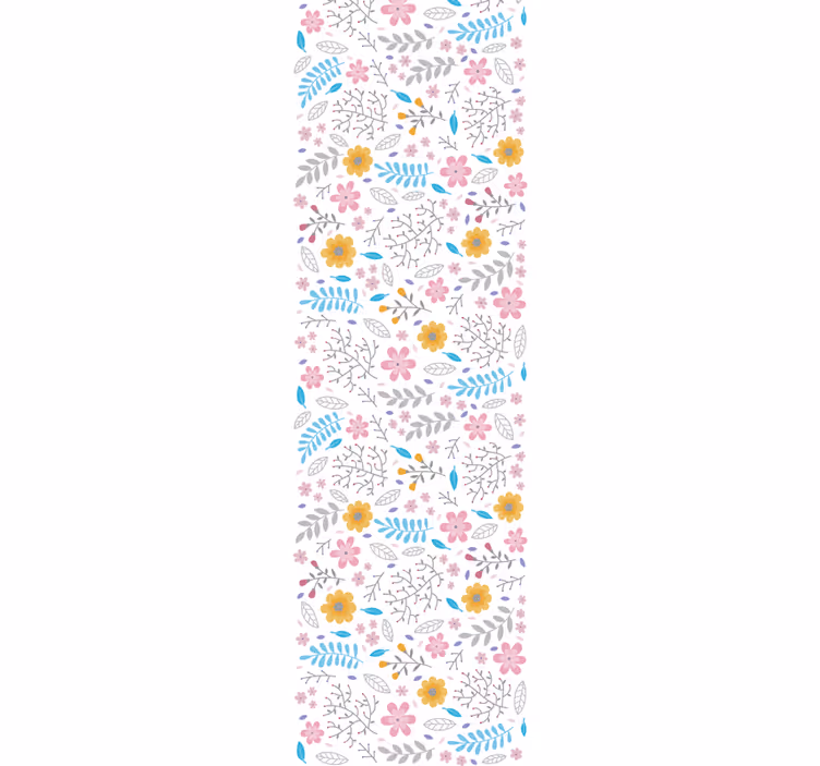 Blommig botanisk explosion Tapet blommor - Tenstickers