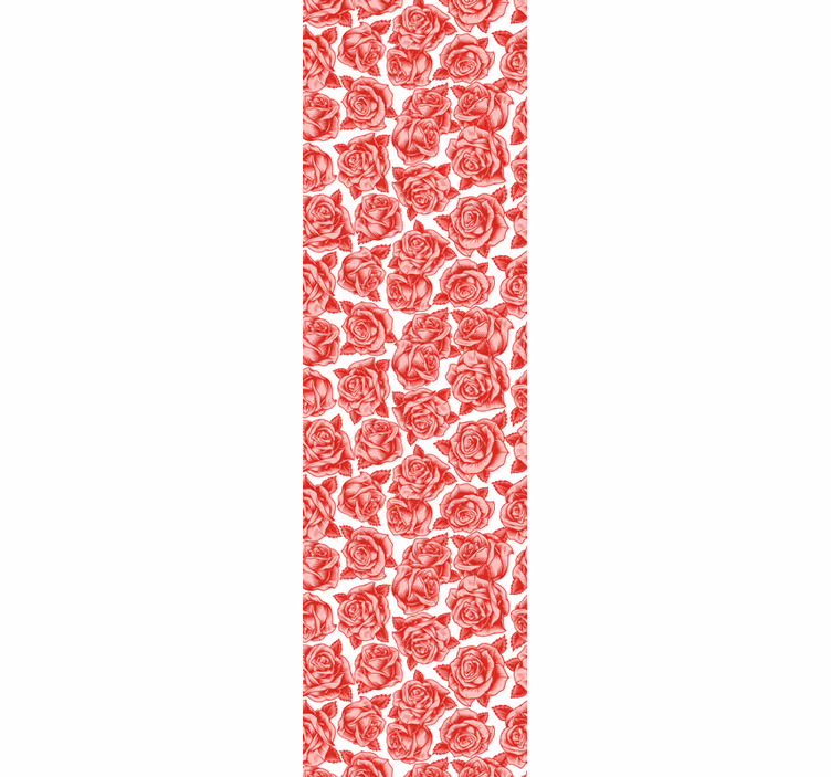 Rosmönster elegans Tapet blommor - Tenstickers