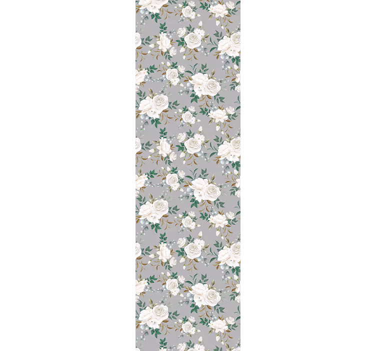 Vacker sömlös blommönster tapet - Tenstickers