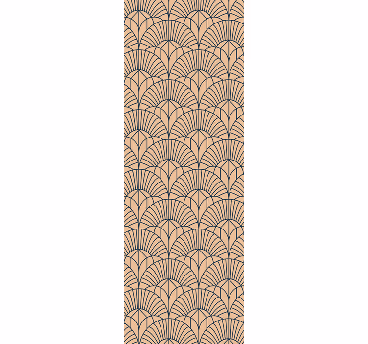 Abstrakt beige mönster hemmakontor tapet - Tenstickers