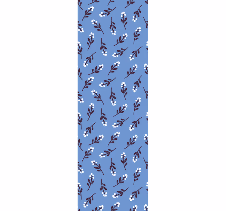 Blommiga grenar motiv Tapet blommor - Tenstickers