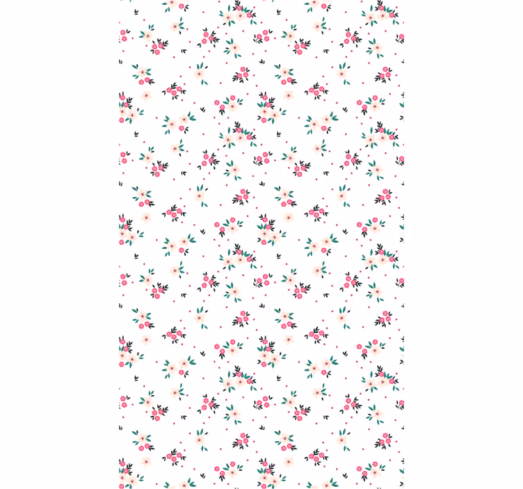Blombukett display Tapet blommor - Tenstickers