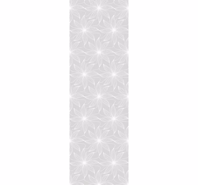 Eleganta stora blommor tapeter - Tenstickers