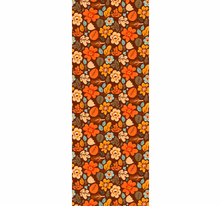 Höstblommor tapettapet - Tenstickers