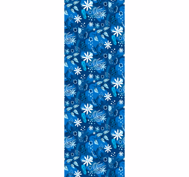 Blomsterfaunamotiv Tapet konst - Tenstickers