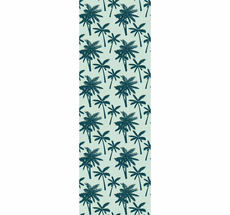 Palm träd grön salvia träd tapet - Tenstickers
