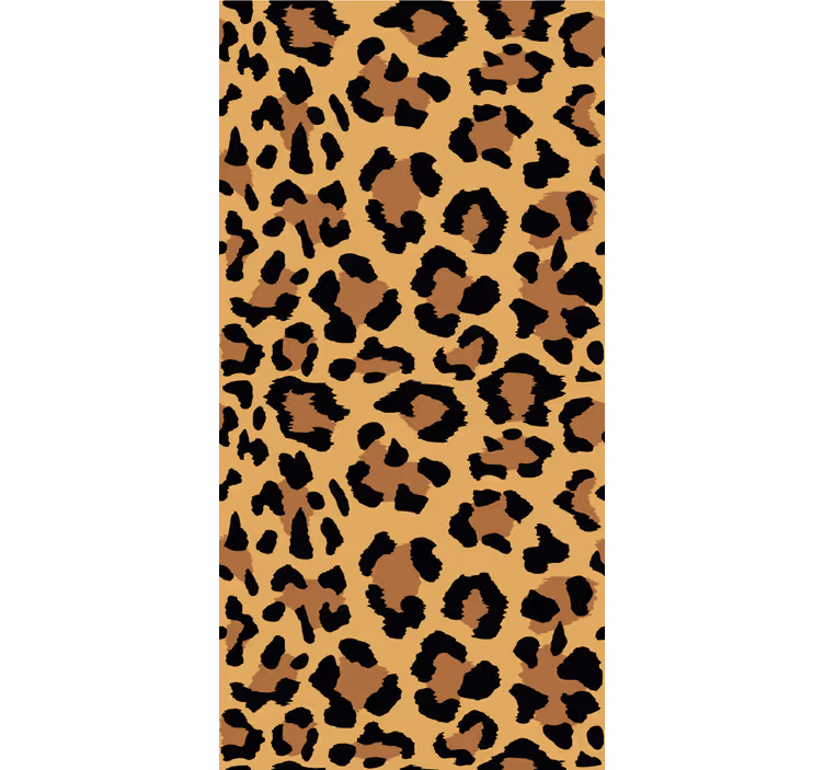 Cool panter tryck djur tapet - Tenstickers