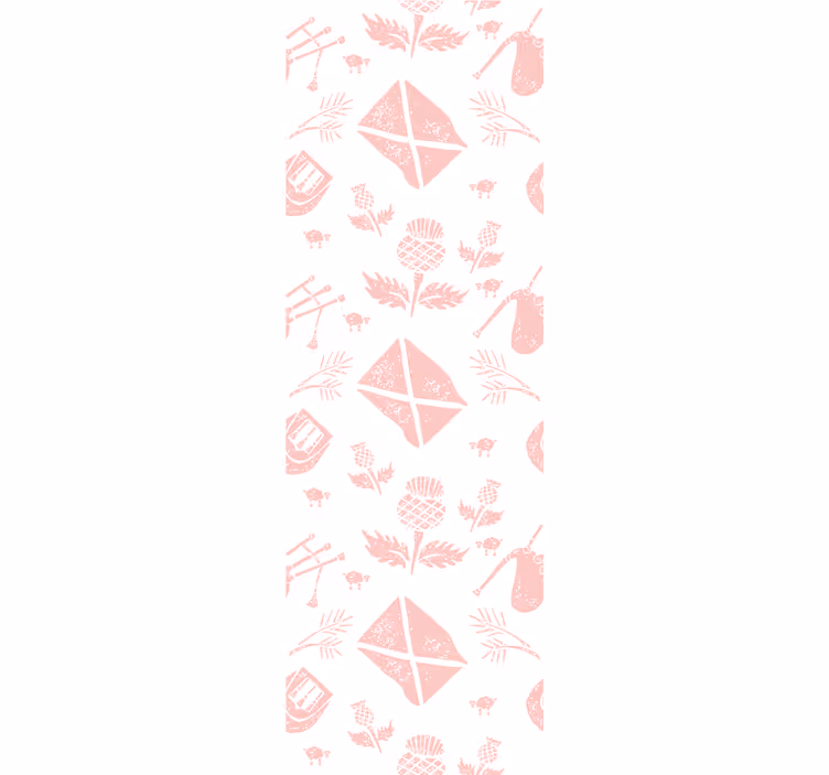 Geometriska botaniska ämnen Tapet prydnadsföremål - Tenstickers