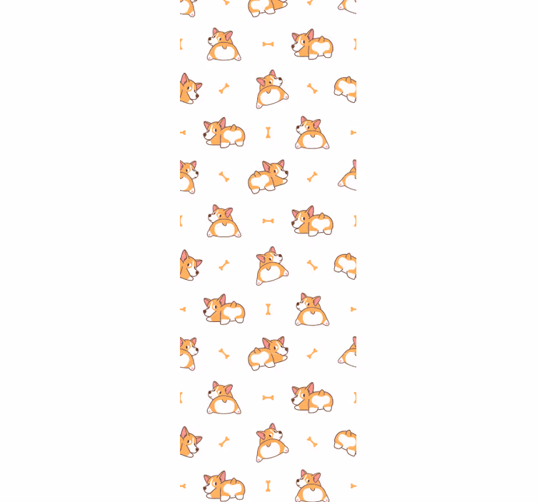 Lekfulla corgis Tapet hundar - Tenstickers