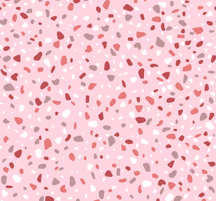 Rosa terrazo toner sten tapeter - Tenstickers