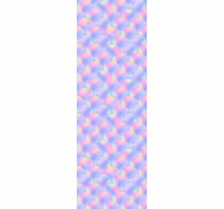 Iriserande fjäll Tapet cirklar, prickar och polka dots - Tenstickers