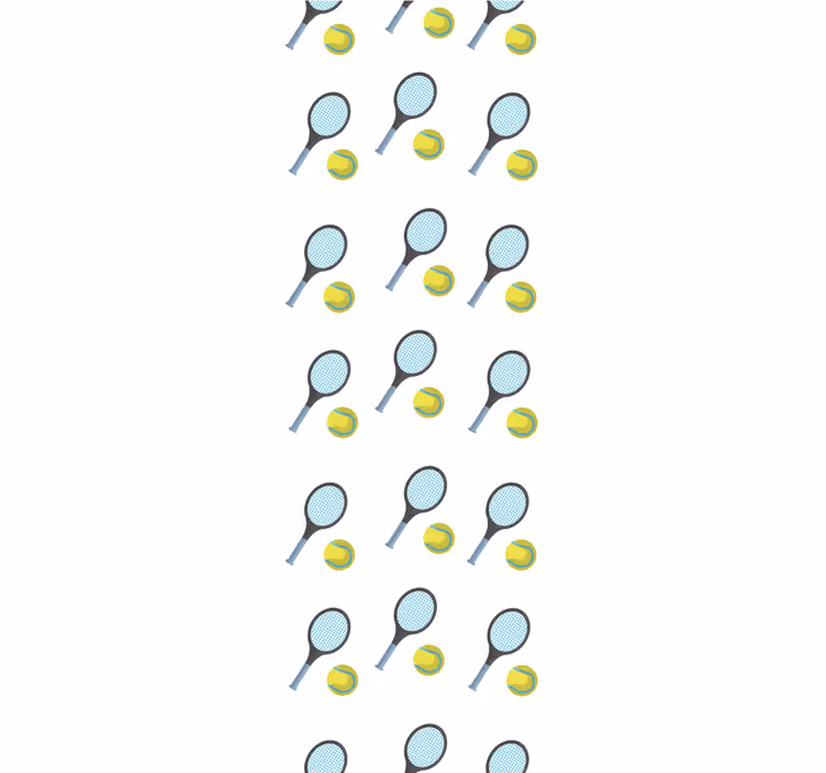 Ungdom tapeter tennisracketar och bollar - Tenstickers