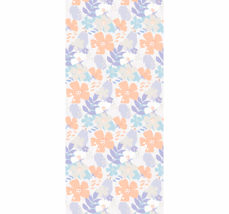 Nordisk stil blommor abstrakt tapet - Tenstickers