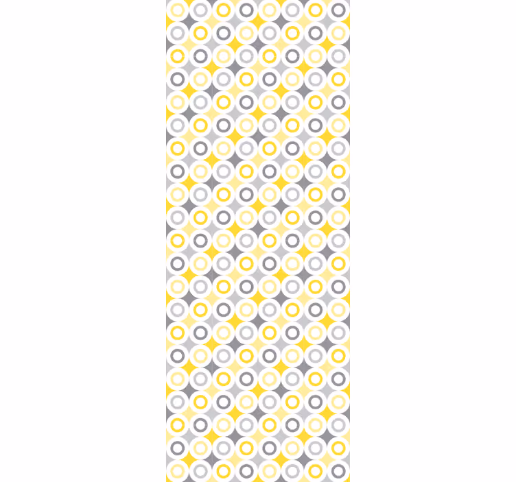 Cirkulärt mönster Tapet cirklar, prickar och polka dots - Tenstickers