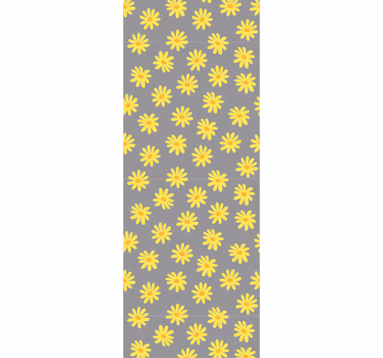 Pantone calendula blomma tapet - Tenstickers