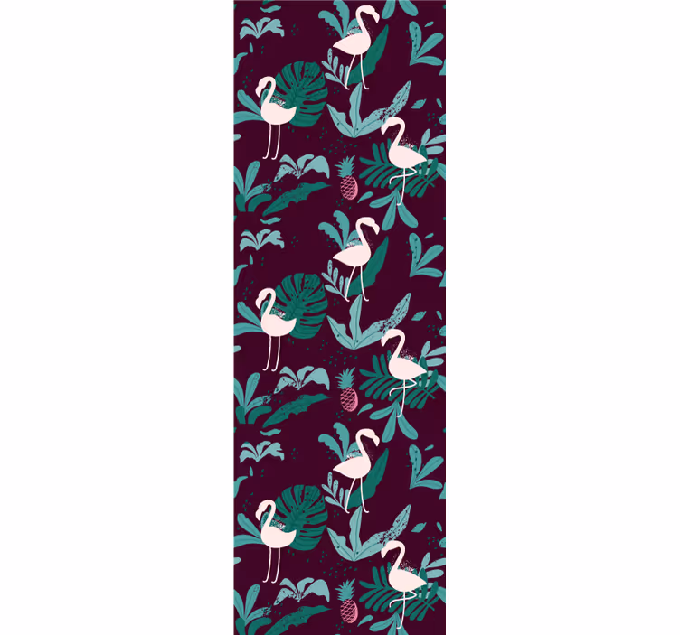 Tropisk flamingo Dyr tapet - Tenstickers