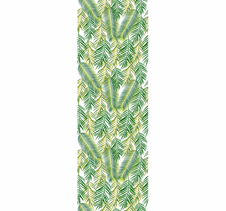 Dekorativa gröna växter blomma tapeter - Tenstickers