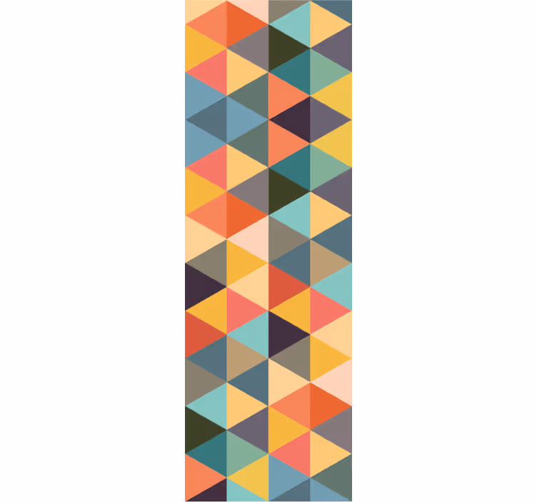 Multicolor geometriska mönster tapet - Tenstickers