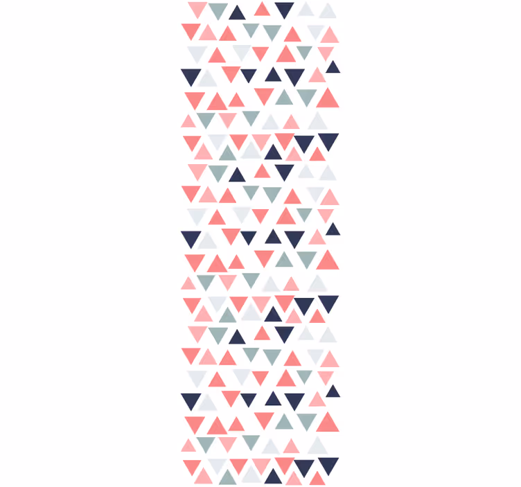 Geometriskt triangelmotiv tapet geometriska former - Tenstickers