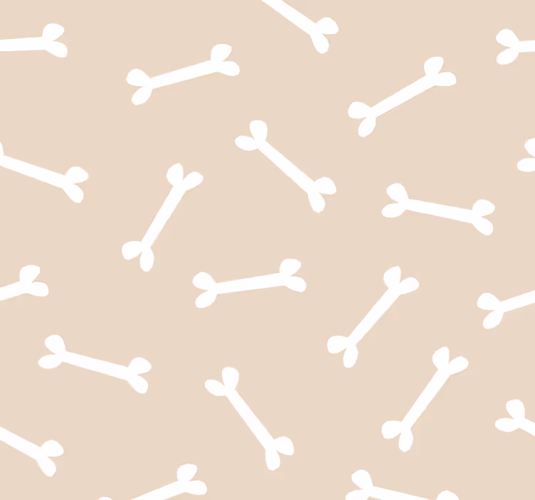 Hundben på beige bakgrunds tapet - Tenstickers